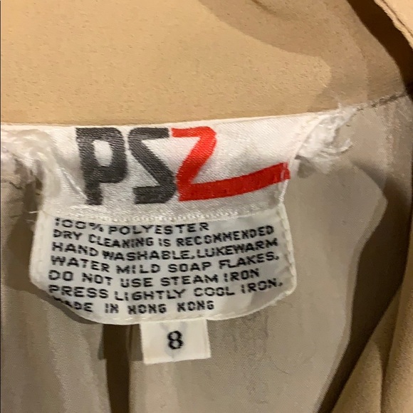 Vintage 1970’s PSZ Pleated Belted Dress - Picture 3 of 12